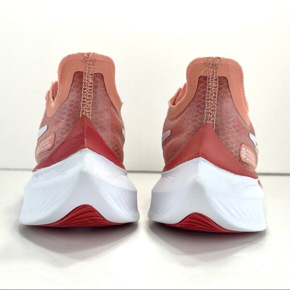 Nike Zoom Gravity Women Size 7.5 Running Shoes Orange & White Low Top Sneakers - Picture 5 of 16